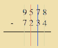 montessori, static substraction